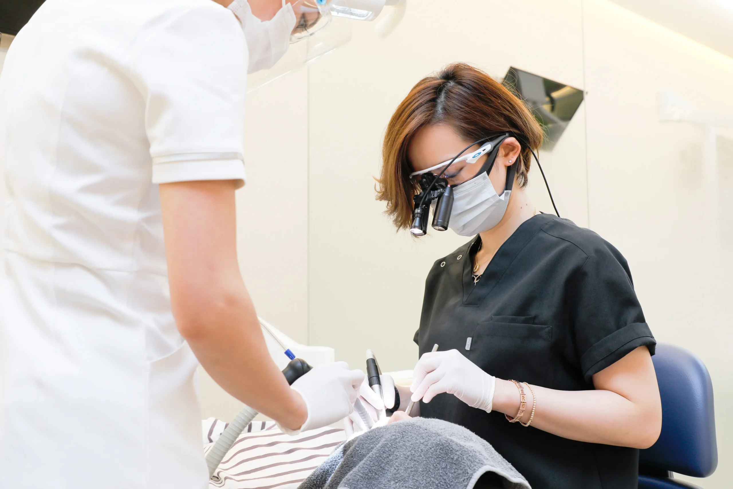 痛みを抑えた治療