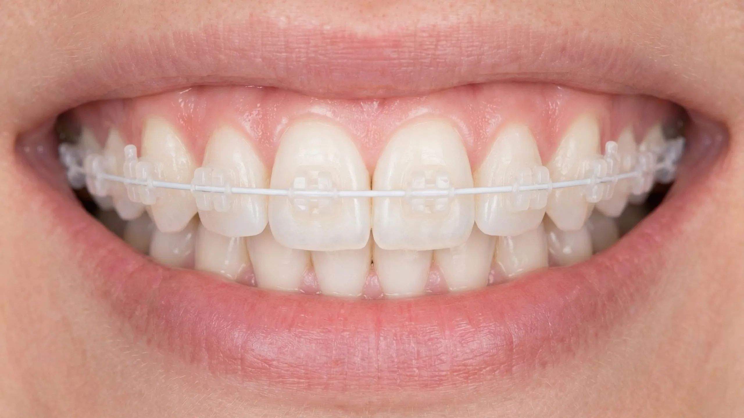 審美ブラケット・ホワイトワイヤー画像